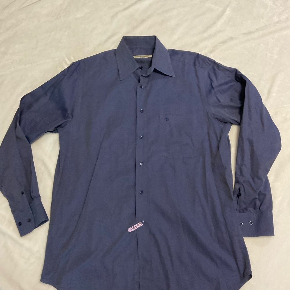 Valentino Men's Blue Dress Shirt